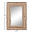 thumbnail image 3 of DecMode 26" x 36" Brown Wall Mirror, 3 of 8
