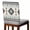 Beige, variant on Brown Boho Chair Back Cover for Dining Room Set of 4,Farmhouse Aztec Southwest Ethnic Geometric Removable Kitchen Chair Slipcovers,Washable Seat Protector for Restaurant Party Banquet Wedding Décor