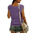 thumbnail image 2 of Sherrylily Women Cap Sleeve T-Shirt Casual Loose Fit Tank Tops S-2XL(US 4-22), 2 of 2