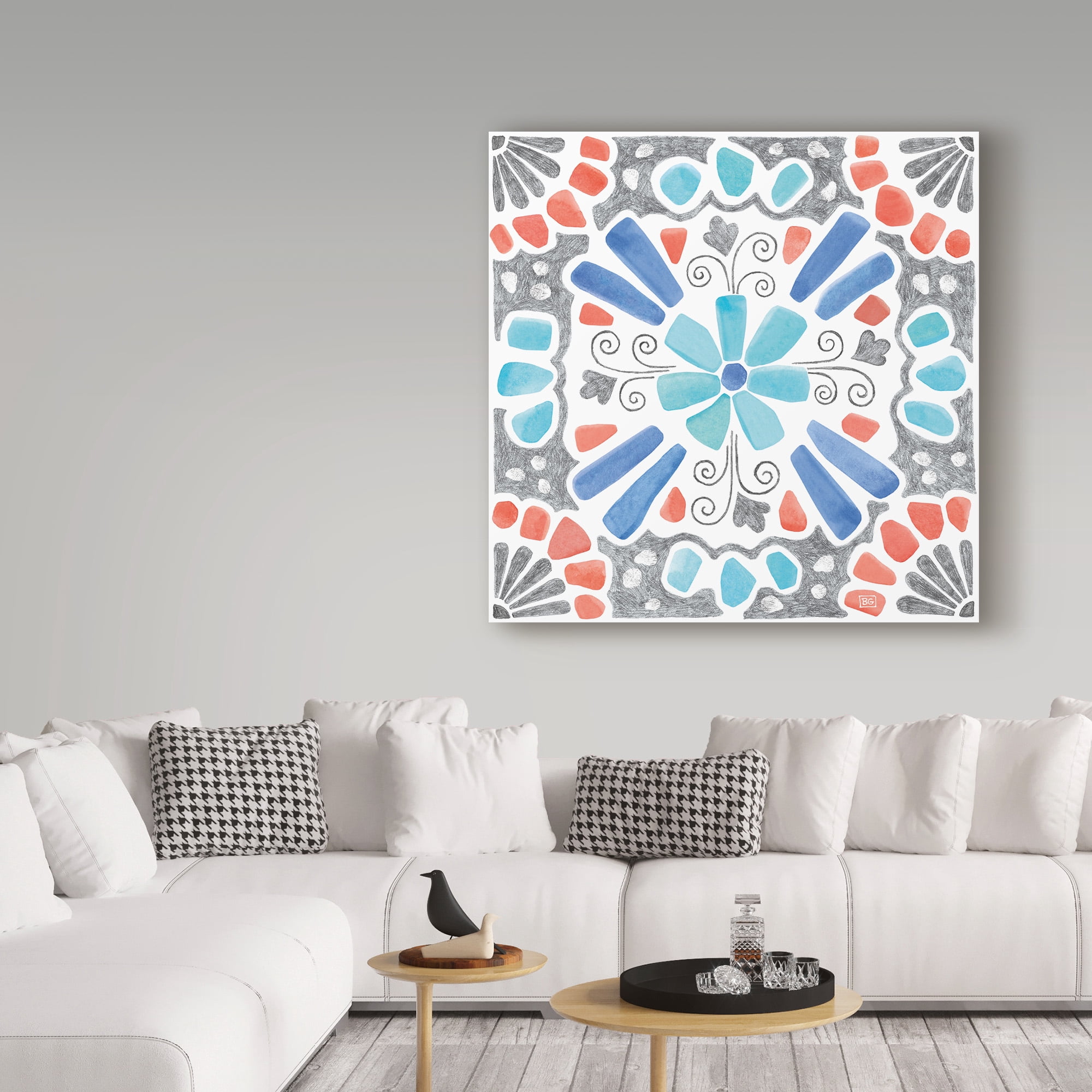 Trademark Fine Art 'Coastal Sea Life VIII' Canvas Art by Beth Grove