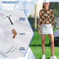 thumbnail image 6 of Yuyamidu Christmas Long Sleeve Golf Shirt for Women Buffalo Grid Tennis Tops Running Shirt with Collar Sports Athletic T-Shirt Size XL, 6 of 8