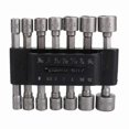 thumbnail image 3 of 14-Piece Power Nut Driver Bit Set with Adapter, Non-Magnetic Hex Shank Socket Tool Kit, 3 of 3