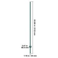 thumbnail image 3 of KFFKFF 7ft Metal T-Posts, Pack of 10, Durable Steel Stakes for Fencing in Gardens, Yards, Lawns, Farms, Outdoor Areas, Green, 3 of 9