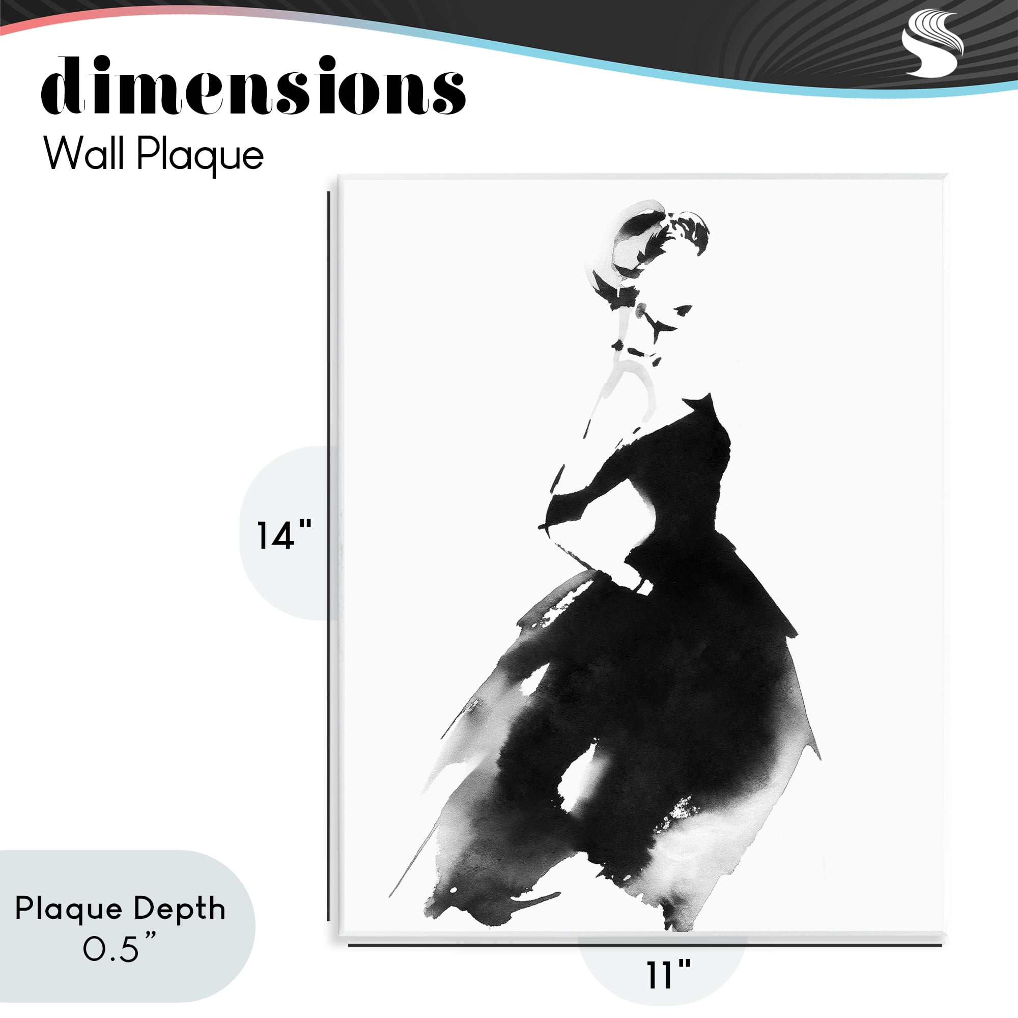 Stupell Industries Shadow Waltz Silhouette Wall Plaque Art, design by Svetlana Aleynikova