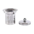 thumbnail image 6 of Qiangzon Stainless Steel Reusable Tea Infuser Mesh Loose Leaf Strainer Threaded Handle Lid Fine Filter Coffee Spice Brewer Dishwasher Safe 1 Small 62.5Mm S304 Stainless Steel Tea Strainer with Lid, 6 of 8