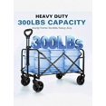thumbnail image 4 of 1 Pcs Beach Foldable Wagon Cart, Heavy Duty Utility Collapsible Wagon With All-Terrain Wheels, Portable Beach Wagon, Load Capacity 200 Lbs, 4 of 7