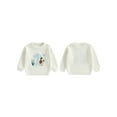 thumbnail image 2 of Rovasas Baby Boy Birthday Sweater Duck Letter Embroidery Pullover Knitwear, 2 of 9