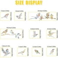 thumbnail image 5 of Non Adhesive Rainbow Window Clings for Glass Window Decals to Prevent Bird Strikes Anti Collision Window Bird Stickers, 2 Sheets Hummingbird Style, 5 of 8