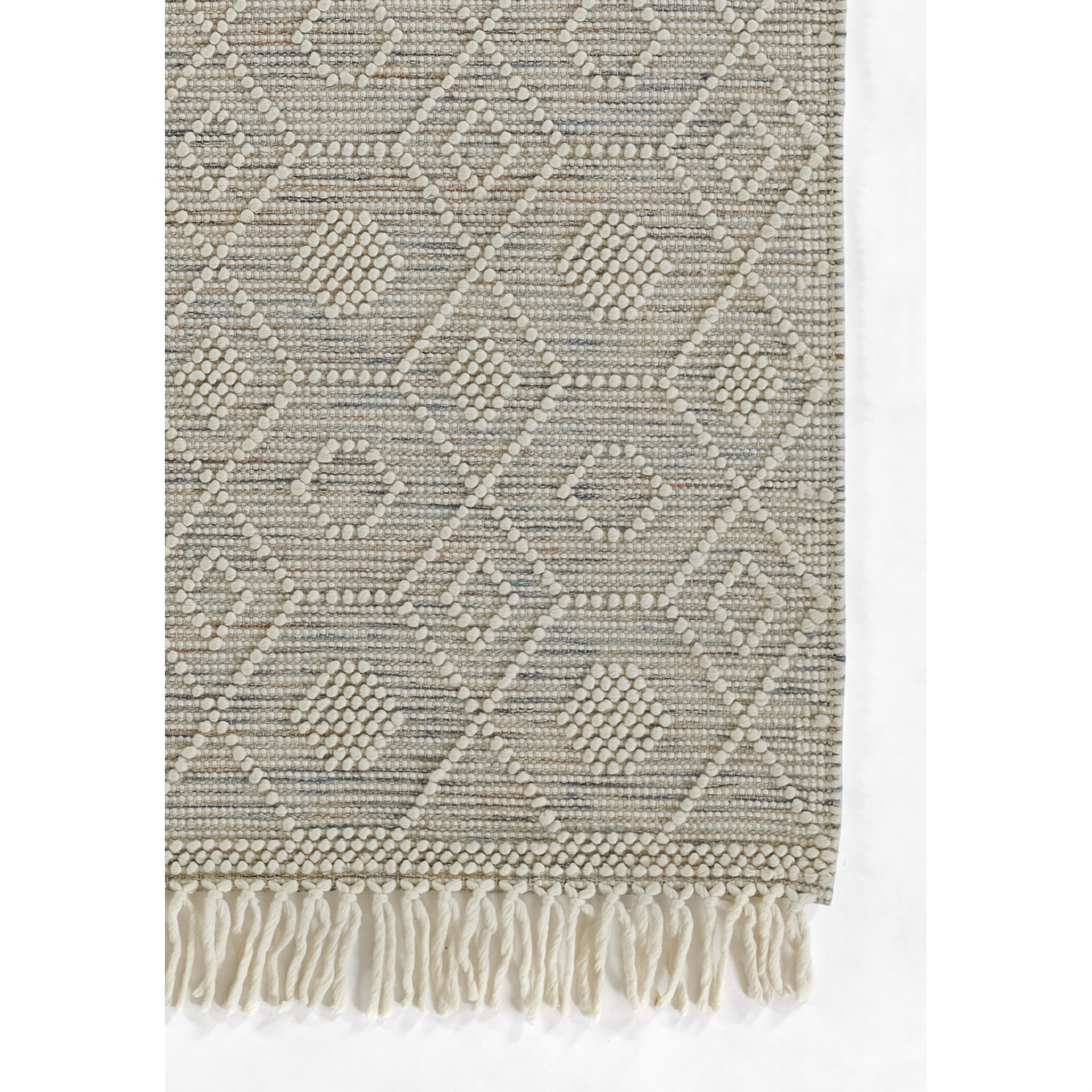Momeni Boulder Hand Woven Wool and Cotton Geometric Multi Area Rug 8' X 10'