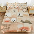 thumbnail image 2 of Duvet Cover Queen Size Watercolor Bird 3 Pcs Duvet Cover Set Bedding Sets Queen Soft Breathable, 2 of 6