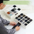thumbnail image 4 of Zhjingyu Drawer Foldable Closet Organization Two-layer foldable drawers Plastic Totes Storage Box for Bedroom, Beige, 4 of 9