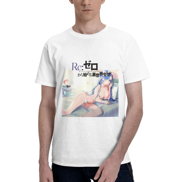 Camiseta de Manga Corta para Hombres Re:Zero