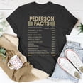 thumbnail image 5 of Pederson Name Gift Pederson Facts Unisex TShirt, 5 of 6