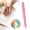 Pink, variant on NUOKO Fountain Pen with ergonomic grip & polished steel nib Ideal for Any Writing & Calligraphy for Office Professional Use