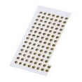 thumbnail image 3 of Fishing Lure Eyes, Epoxy Plastic And Resin  Fishing Eye Oval With Self Adhesive Backing For Making Fly Tying Lure Gold,Red, 3 of 8