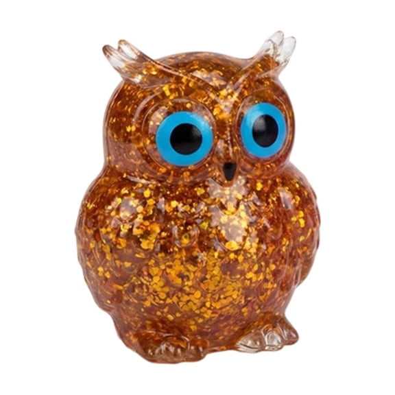 Squishy Owl Stress Relief Toy – Slow-Rising Maltose-Style Dumpling Squishy with Bursting Sensation, Soft & Cute for Kids, Teens & Adults, Pink Plushy Fidget Toy