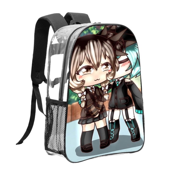 gacha life Pattern Transparent Backpack Lightweight And fashionable Showcasing Personality And Leading The Trend