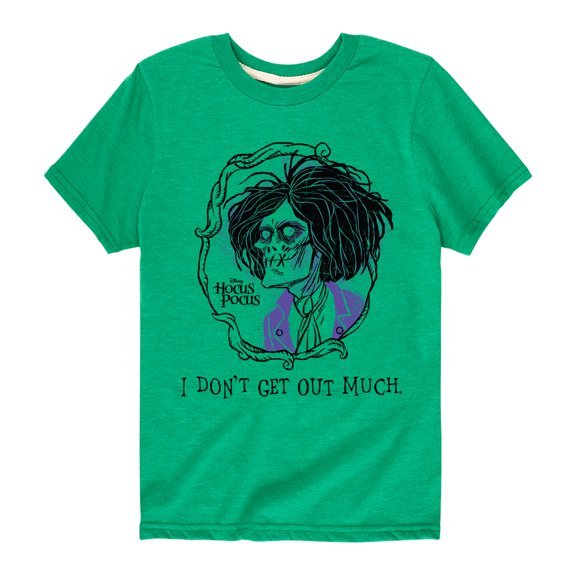 Hocus Pocus - Billy Don't Get Out Much - Youth Short Sleeve Graphic T-Shirt
