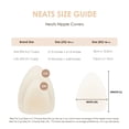 thumbnail image 4 of NEATS Triangle Silicone Adhesive Nipple Covers - 1 Pair (Pearl) - L/XL, 4 of 9