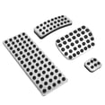 thumbnail image 4 of Brake Pedal, Textured Design Car Foot Pedal Set Long Lifespan Accelerator Pedal Impact Resistant  for Car, 4 of 7