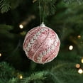 thumbnail image 5 of FastXmas Glitter Christmas Extra Large Ball Ornaments,Christmas Tree Ornaments Hanging Sequin Foam Xmas Balls Hanging Decoration for Xmas Tree Wreath Garland Home Wedding Party Decor(8CM Pink), 5 of 6