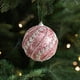 thumbnail image 5 of Ireezec Pink Glitter Foam Christmas Ball Ornament Hanging Decoration for Holiday Tree Party Festive Decorations Indoor Outdoor Xmas Decor, 5 of 6