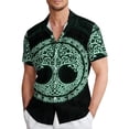 thumbnail image 1 of DGMIOCS Men's Tops Regular Fit Lightweight Daily Shirt Green XXXXL, 1 of 5