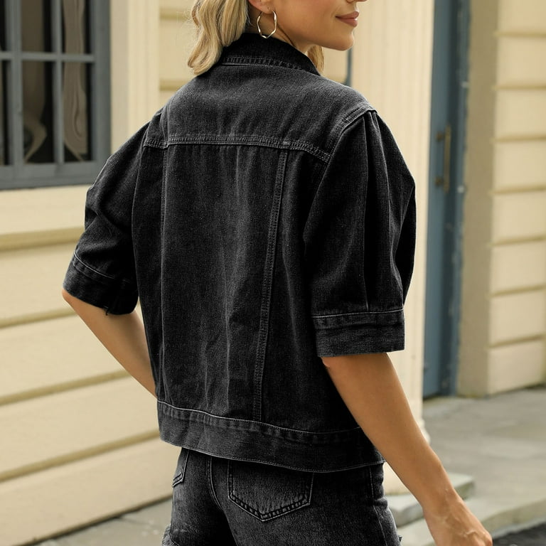 ジャケット・アウター black color short denim jacket nanamica / Short Denim Jacket