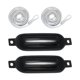 thumbnail image 3 of 2 uds guardabarros para barcos parachoques para barcos cuerdas de 9,5mm x 2M PVC fácil de instalar guardabarros inflables G1 para lanchas rápidas Cuerda Negra G1 Blanca, 3 of 9