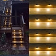 thumbnail image 4 of Landscape Step Stair Lights, IP67 Waterproof Low Voltage Deck Lights Aluminum Alloy And ABS  For Parks, 4 of 8