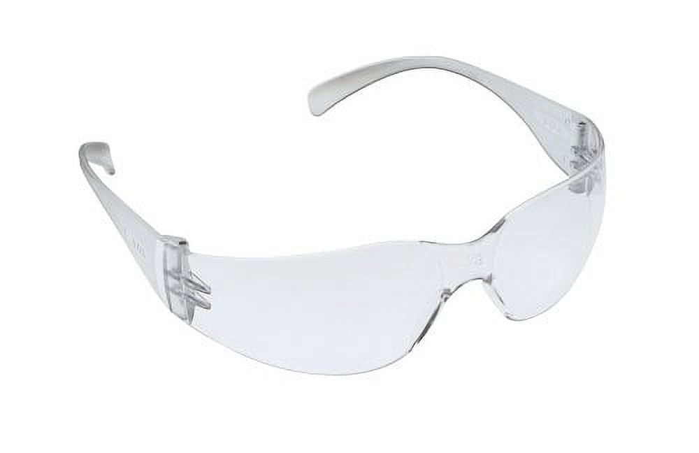 3M 11329 Tekk Virtua Anti-Fog Safety Glasses, Clear Frame/Lens, 10-PACK