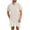Khaki, variant on HVOBTTY Mens Comfy Pajama Set, Summer Pajama Set for Men, Men's Casual Soft Solid Color V Neck Short Sleeve Top and Shorts Breathable Button Pockets Homrwear Pajama Set White, XS