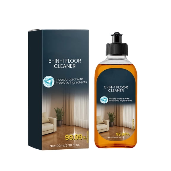 Bioflora 100Ml Floor Cleaner, Multi-Surface Formula With Powerful Stain Removal, Safe For Wood Tile Laminate For Home Kitchen Bathroom Office