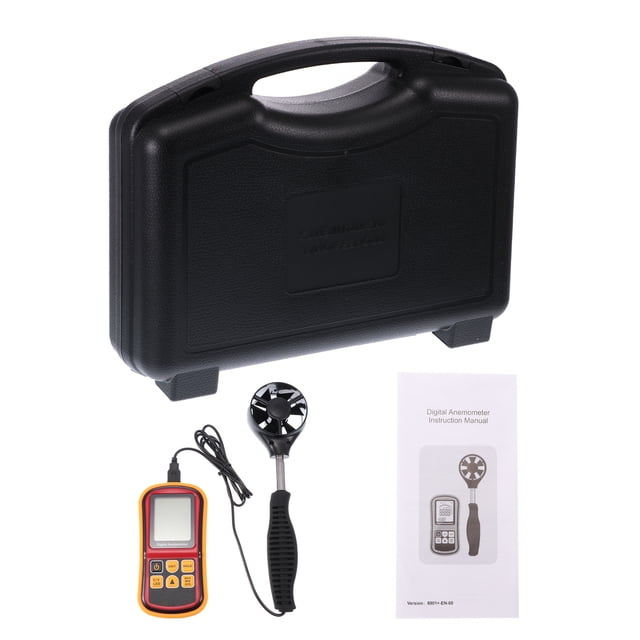 Anemómetro Multifuncional Pantalla Retroiluminada Lcd Digital Medidor De Velocidad Del Viento Ventilador Dividido De Alta Precisión Detector De Velocidad Del Viento Para Encuesta Científica Al Aire Cateissary TO005530-02
