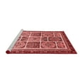 thumbnail image 2 of Ahgly Company Machine Washable Indoor Rectangle Abstract Red Modern Area Rugs, 7' x 10', 2 of 4
