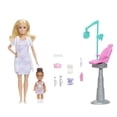 thumbnail image 2 of Set de Juego Mattel Barbie Dentista de Bebés Rubia, 2 of 7