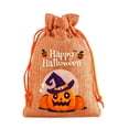 thumbnail image 3 of AZXY Halloween Trick or Treat Bags Drawstring Pumpkin Candy Pouches, Reusable Happy Halloween Gift Treat Sacks for Holiday Costume Party Favors & Halloween Decor Supplies, 3 of 7