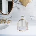 thumbnail image 6 of Bird Cage Rack Cosmetic Holder Kitchen Rack Lipstick Jewelry for Women Girls deer 19.5cmx22.5cm, 6 of 6