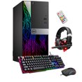 thumbnail image 1 of Gaming PC with RGB Lights - Dell OptiPlex Tower Computer Desktop i7 6th Gen Processor 3.40 GHz NVIDIA GeForce GT 1030 2GB 16GB RAM 1TB SSD Win 10 Pro WIFI, Free Headset, KB Mouse Combo- Refurb, 1 of 4