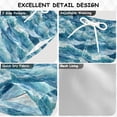 thumbnail image 2 of FORMRS Boys Swim Trunks Quick Dry Mesh Lining Beach Boardshorts, Sizes XS-XL, Green Watercolor Ocean Waves, 2 of 7