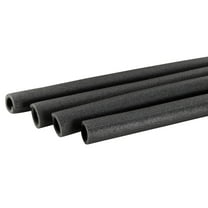 Uxcell Foam Tube Sponge Protective Sleeve Heat Preservation Black Sleeve Polyethylene Pipe 0.79 x 1.18" for Pipe Insulation 4Pcs