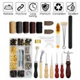 thumbnail image 2 of Herramienta de coser Juego de herramientas de cuero de 28 piezas El juego de herramientas de costura incluye hilo de cera Tijeras Ruedas de costura Agujas Dedal y otros accesorios para el procesamien Irfora Herramienta de coser, 2 of 7
