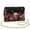 Rose Red, variant on KUIFORTI Piano Key Crossbody Leather Bags for Women Easy to Carry Functional Woman Shoulder Bag Handbags Fashion Purse Shoulder Bags with Chain Strap for Concerts