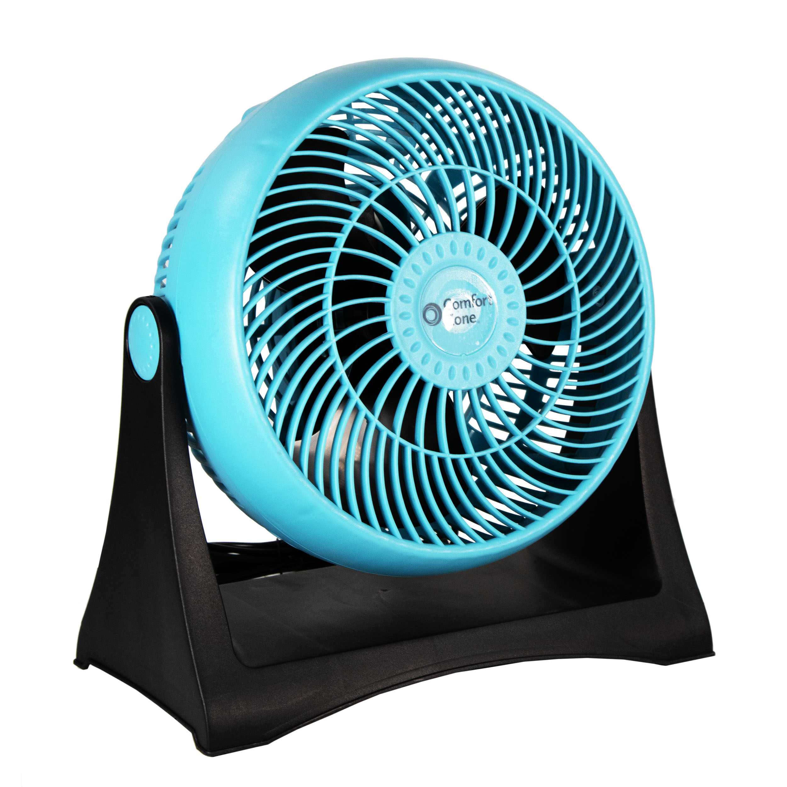 Comfort Zone 8In. Turbo High Velocity Fan, Teal