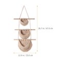 thumbnail image 2 of Basket Hanging Fruit Tier Baskets Macrame Storage Vegetable Wall 3Three Produceorganizer Decor Kitchen Bohemian Display, 2 of 6