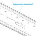 thumbnail image 4 of Uxcell Film Flexible Ruler 10cm 0.1mm Scale with R Angle and Width Lines Clear PET Plastic Folding Straight Ruler for Factory, Transparent, 1 Pcs, 4 of 6