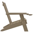thumbnail image 2 of vidaXL Patio Adirondack Chair Light Brown 29.5"x34.8"x35.2" Polypropylene, 2 of 8