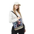 thumbnail image 2 of Patriotic Scottish Terrier 4th of July Independence Paws All Over Print 3D Canvas Tote Bag Scottie Dog Lover Gifts Reusable Handbag - 02010, 2 of 5