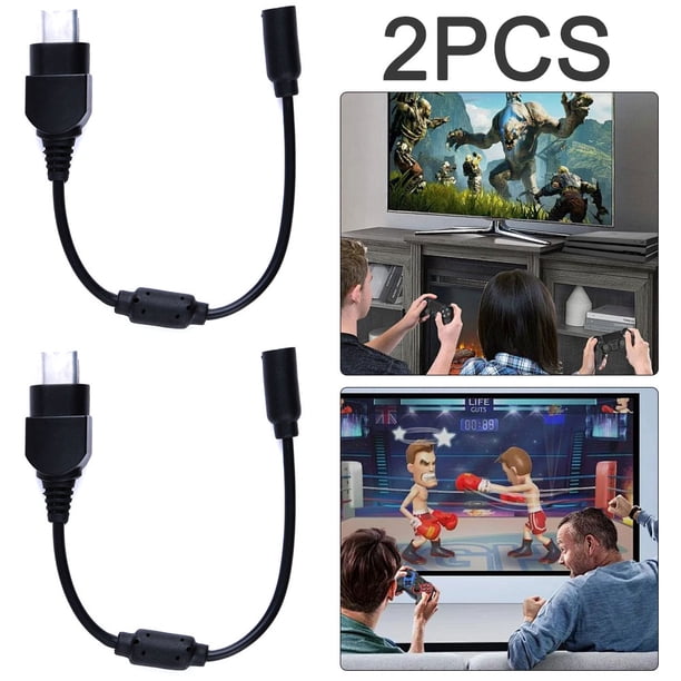 2 Uds Cable Adaptador Separación Accesorios Repuesto para Controlador Consola Xbox