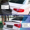 thumbnail image 4 of Rear Trunk Spoiler Lip, Rear Trunk Wing Replacement for S4 B8 2009 to 2016, M4 Style Enhanced Aerodynamic Racing Look Spoiler Wing, Car Modification Tail Wing, Exterior Accessories, 4 of 7